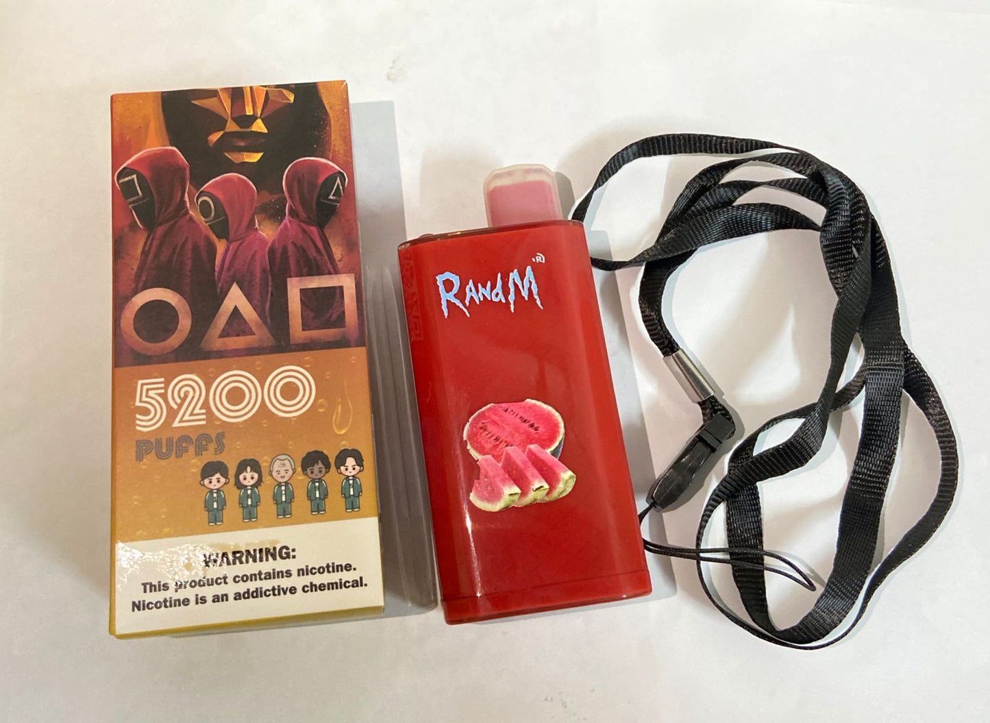 RandM SQUID BOX VAPE 5200 PUFFS