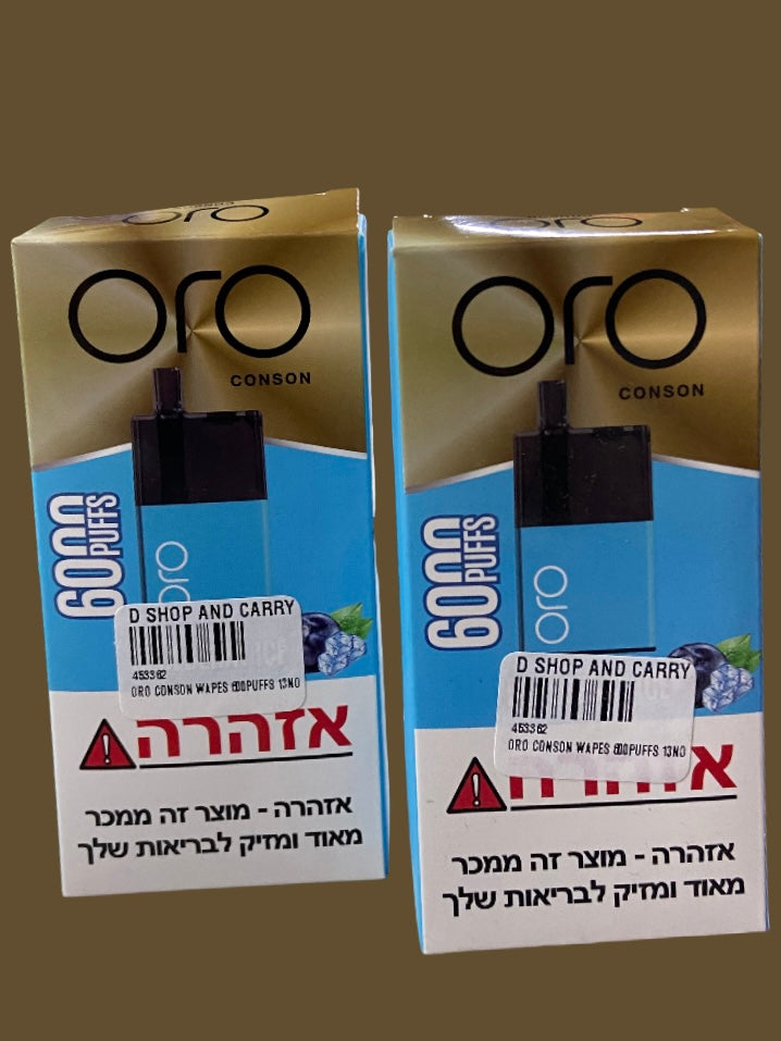 ORO Conson 6000 puffs disposable vape